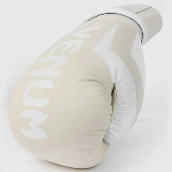 Venum Elite 14oz Boxing Gloves – White/Off-White, Professional MMA & Training Gl thumbnail 3