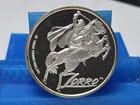 Vintage AMC Cartoon Celebtrities Zorro 1 Ounce .999 Silver Round
