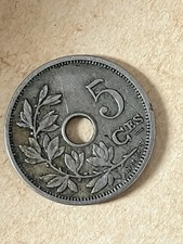 1907 Belgium 5 Centimes French text