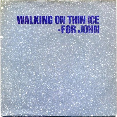 Yoko Ono Walking On Thin Ice Vinyl Single 7inch NEAR MINT Geffen Records