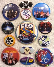 ELO PIN BUTTON LOT Electric Light Orchestra Christmas Gift Cyber Sale Jeff Lynne