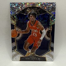 2020-21 PANINI SELECT BASKETBALL KIRA LEWIS JR SILVER DISCO CONCOURSE LEVEL RC