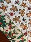 Handcrafted-Quilted Runner-NEW 2026 -Gingerbread Man, Holly, Candy Canes — photo 6