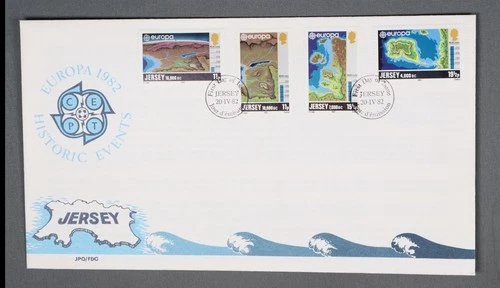 MayfairStamps Jersey FDC 1982 Europa Historic Events Combo First Day Cover aaw_5