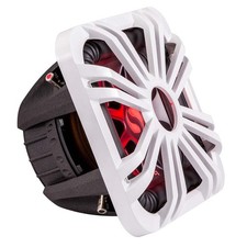 KICKER 12" Square Subwoofer Grille f/11S12L7 44L7S12 - White, LED