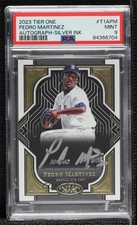 2023 Topps Tier One Silver Ink 3/10 Pedro Martinez PSA 9 MINT Auto HOF 0ve9