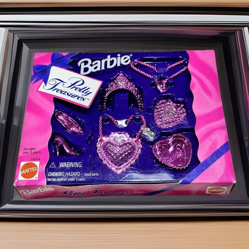 Accesorios Barbie Vintage Bonitos Tesoros Joyería/Zapatos/Cartera/Corona NRFP NUEVO EN PAQUETE👑� Foto 2 de 4