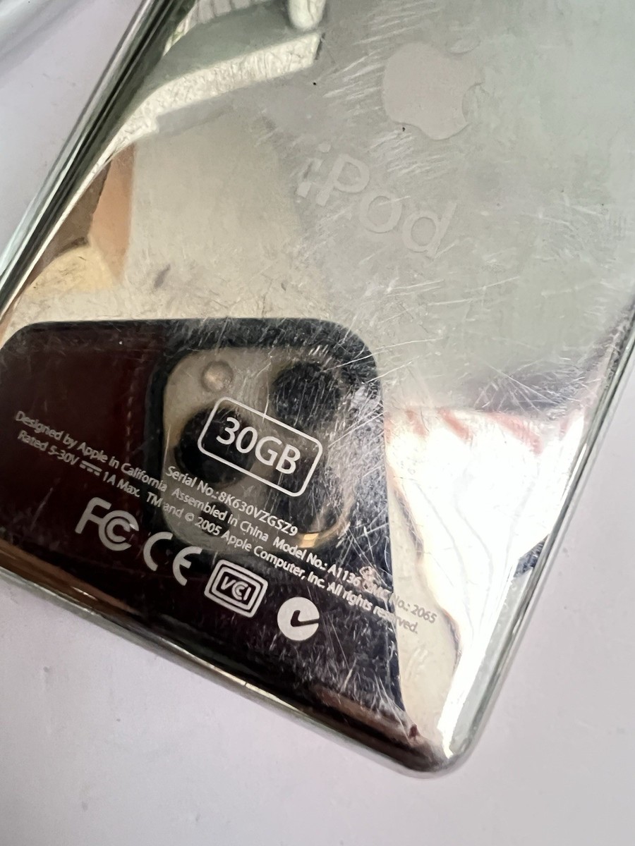 Apple iPod Classic 5th Gen. 30GB - white A1136 | eBay