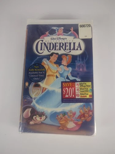 Cinderella (VHS Tape, 1995, Walt Disney Home Entertainment)