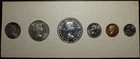 Canada 1957 Mint Proof Like Set In Trimmed Cardboard Holder, No Pliofilm (PLBX)