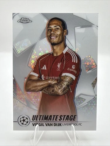 2025-26 Topps Uefa Club Competitions-Ultimate Stage Chrome Virgil Van Dijk #US-1