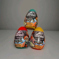 3 Jurassic World Epic Evolution CAPTIVZ Colour Change Pop n Lock Dino Egg Slime