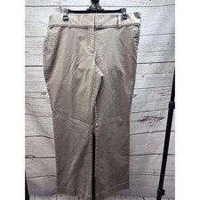 Ann Taylor Loft Tan Modern Chinos Khaki Size 12 Pants Belt Loops