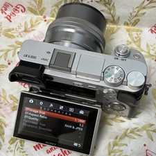 Sony Alpha A6300 Mirrorless Digital Camera 24.2MP with 16-50mm Lens Auto Focus