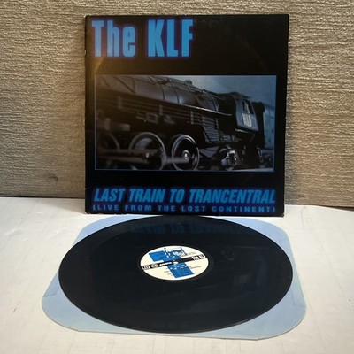 THE KLF LAST TRAIN TO TRANCENTRAL VINYL LP RECORD 07822-12383-1 Arista 1991 12''