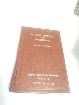 FEDERAL PRACTICE AND PROCEDURE Rules 1-6  Wright & Miller 1969  F196