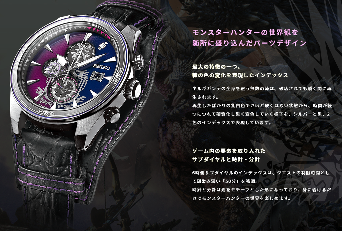 Nergigante Seiko Monster Hunter 15th Anniversary Limited