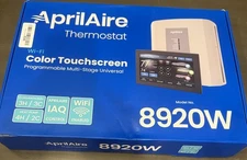 Aprilaire 8920W Programmable Thermostat With Smart IAQ New Open Box
