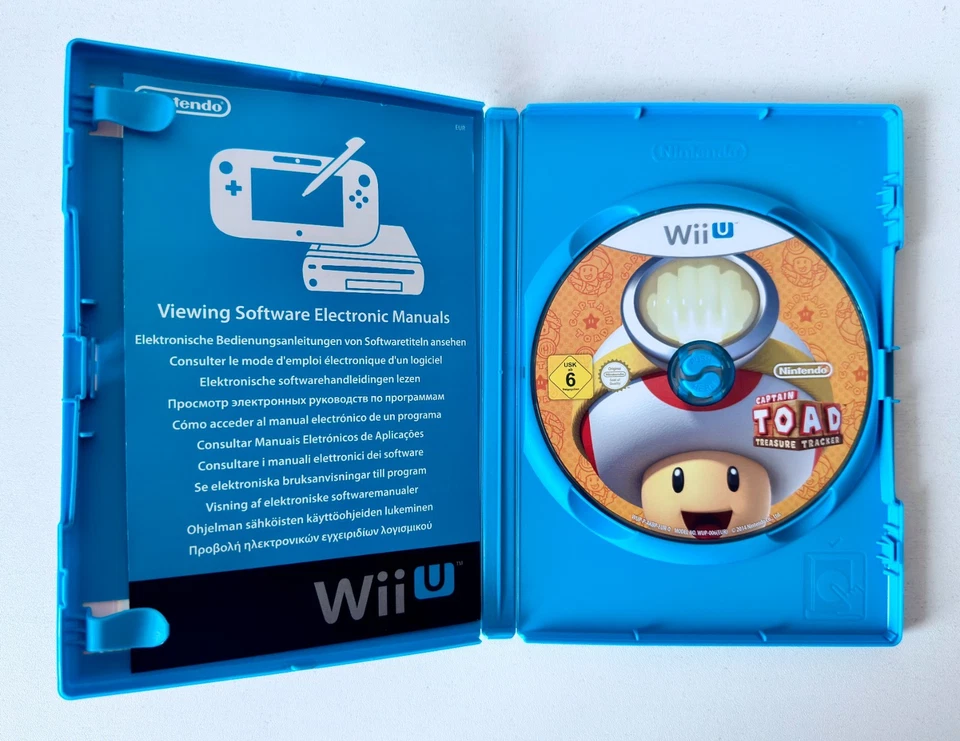 Captain Toad Treasure Tracker Inc Artwork Nintendo Wii U Like New Mint Disc - Image 3 of 3