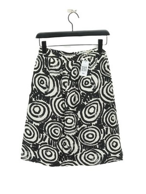 Clements Ribeiro Women's Midi Skirt XS Black Linen