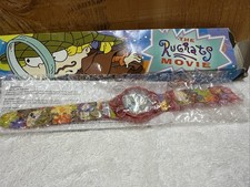 Vintage 1998 The Rugrats Movie Angelica Watch from Burger King Floating Flowers
