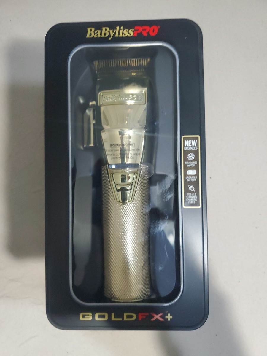 BabylissPro FX870G Cordless Lithium-Ion Adjustable Clipper - Gold