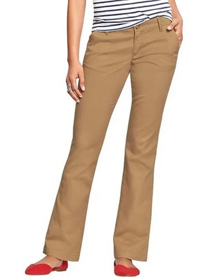 old navy Women's The Diva Everyday Boot-Cut Khakis size 4 Short