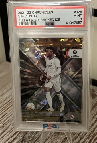 2021 Panini Chronicles La Liga XR Vinicius Junior Jr 22/23 #129 PSA 9 Madrid