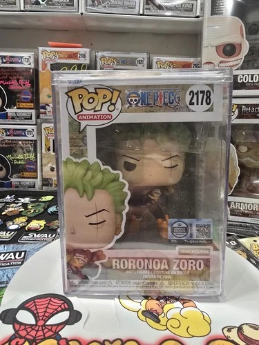 Funko Pop! One Piece: Roronoa Zoro #2178 LE3500 Hot Topic Exclusive W/ Protector