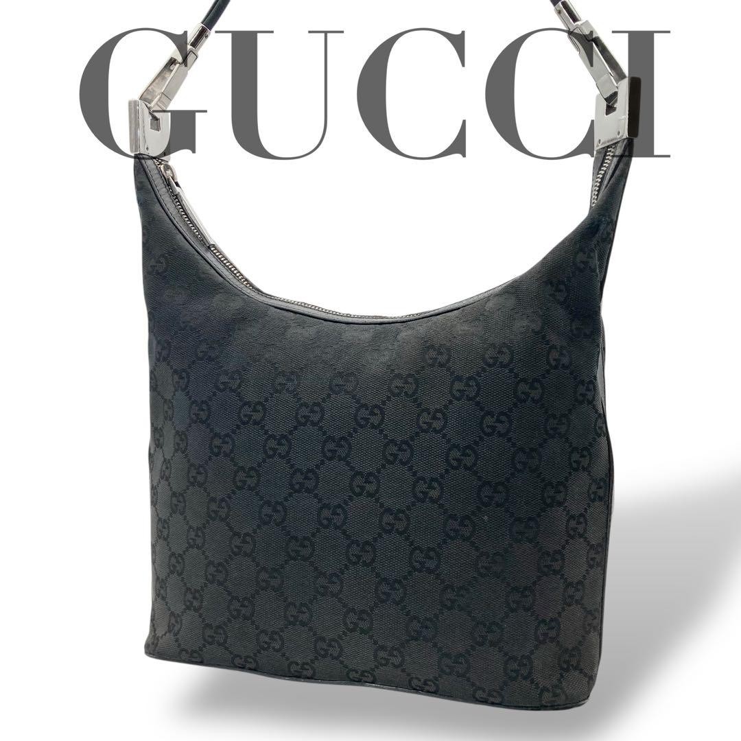 Gucci GG Canvas Shoulder Bag Archive 840 Vintage Designer Handbag