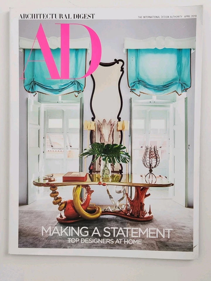 Architectural Digest Magazine Job Art Lot 2018-2020 Modern Interior Design AD100 - Image 4 of 4