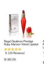 La Predire Prestige Paris Lipstick Regal Opulence Retail $180 Sealed In Box
