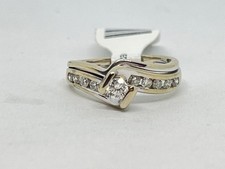 Lady's Diamond Wedding Set 11 Diamonds .45 Carat T.W. 14K Yellow Gol EL1074020 