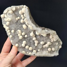 Mordenite Crystals on Quartz
