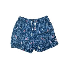 Vintage chubbies men's swim trunks sailboat Size Small blue