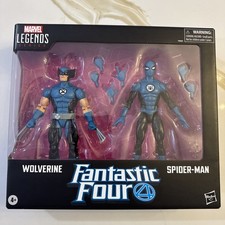 Marvel Legends Fantastic Four Wolverine & Spider-Man 2 Pack 6  Figures NIB