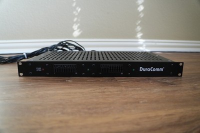 DuraComm OSO-RU1-GMT-159 Rack Mount 9V DC Power Supply & 20-Pos GMT Fuse Panel 