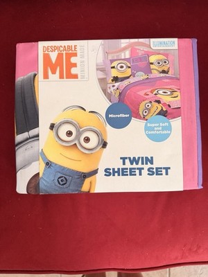 Despicable Me Minions Twin Microfiber Sheet Set 