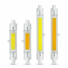 R7S 110V/220V LED 15W 30W Halogen Lamp COB Dimmable Glass Replace 118mm 78mm