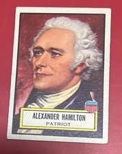 1952 Topps Alexander Hamilton Look N See #19 Baseball Card Excellent Condition