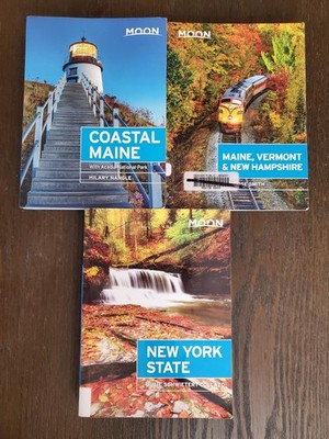 Set Of 3 Moon Travel Guide Books Northeastern United States