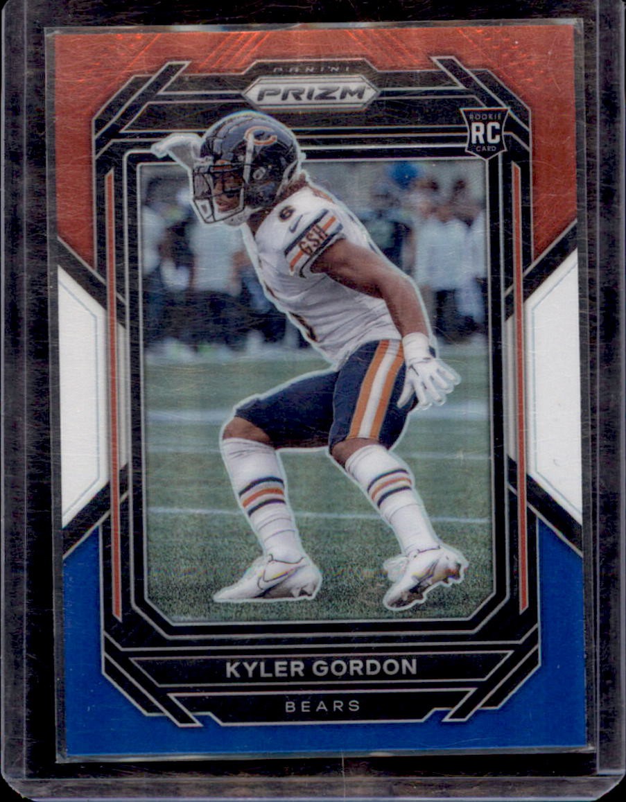 2022 Panini Prizm #385 Kyler Gordon Red White and Blue