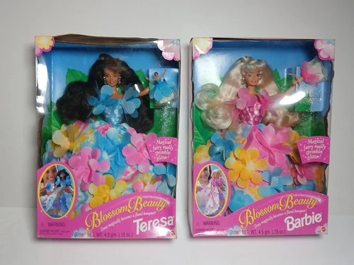 Vintage Barbie & Teresa Set Of 2 Blossom Beauty Dolss (1996) – NIB READ