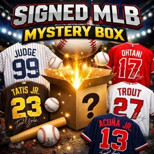 Random Autographed/Signed Baseball Jersey Mystery Box with PSA JSA or BAS COA
