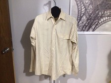 Hugo Boss New Striped Long Sleeve Pocket Button Front Shirt M