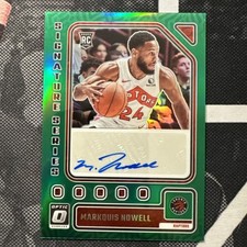2023-24 Donruss Optic Signature Series Green #SS-NWL Markquis Nowell Auto