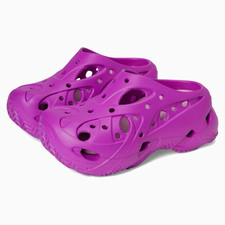 New Crocs Girls Purple Clog Closed Toe Flat Shoes US 7 UK 5 MPN 211141-5BV