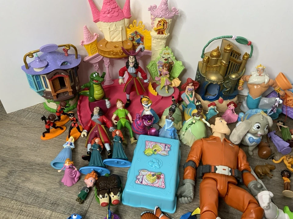 Disney Vintage Current Huge Bulk Set PVC Action Figure Dolls Playset Toy Figures - Image 3 of 4