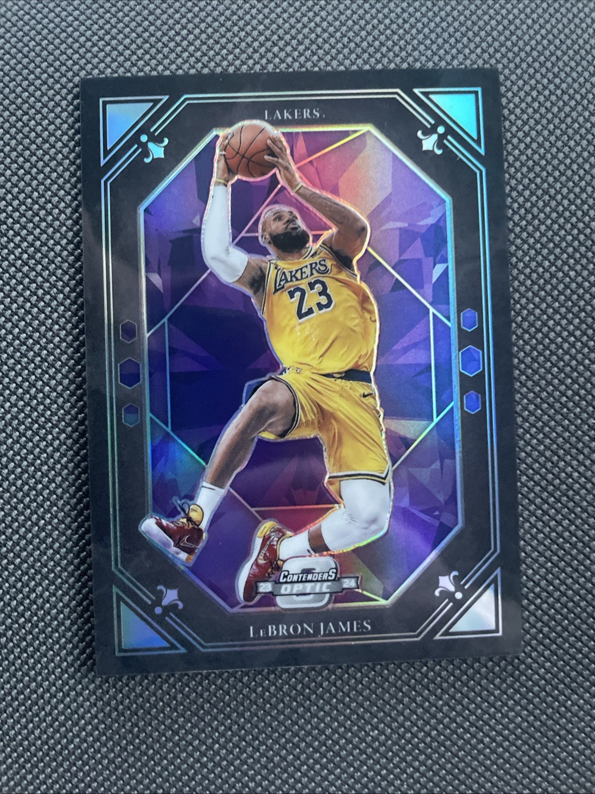 2023-24 Panini Contenders Optic Lebron James Crown Jewels Case Hit Lakers