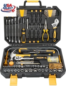 Ensemble d'outils, Kit boîte à outils pour mécanicien et voiture, Kit d'outillage ménager général, Ba